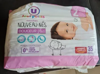 Couche u tout petit douceur plus taille 2