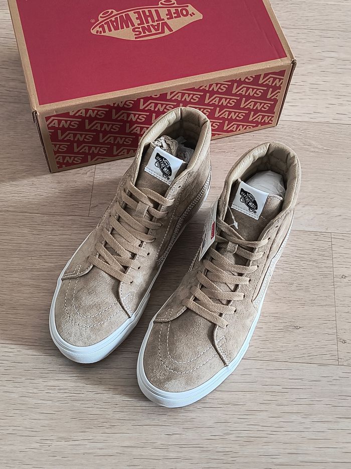 Chaussures montantes Vans old skool en nubuck taille 42 neuves - photo numéro 3