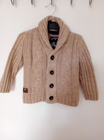 Gilet col chale sergent major