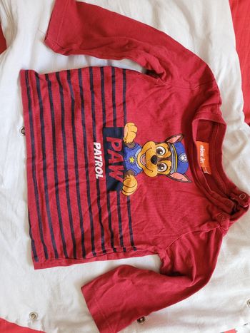 T shirt manches longues 74 cm
