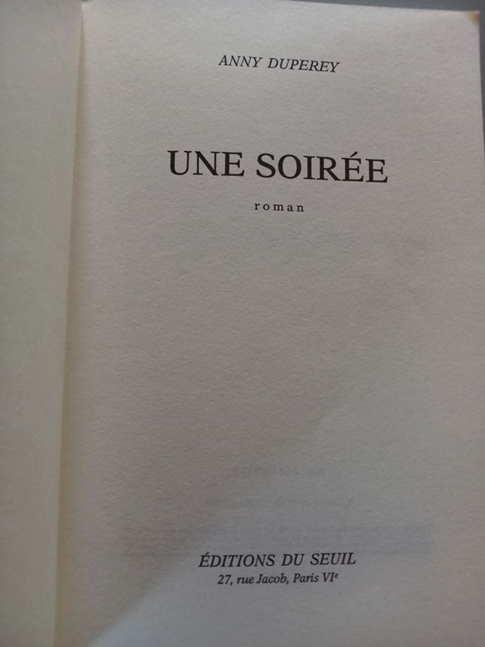 Roman d'Annie Duperey - photo numéro 3