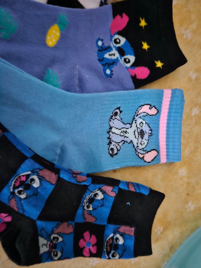Lot de 5 paires de chaussettes Stitch - photo numéro 2