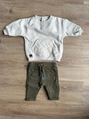 Pantalon et pull Lulu Castagnette 3 mois très bon etat ensemble réduction lot bébé garçon