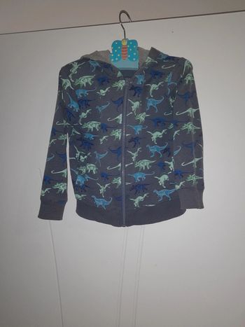 Gilet à capuche dinosaure