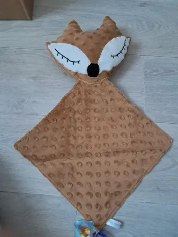 Doudou renard roux