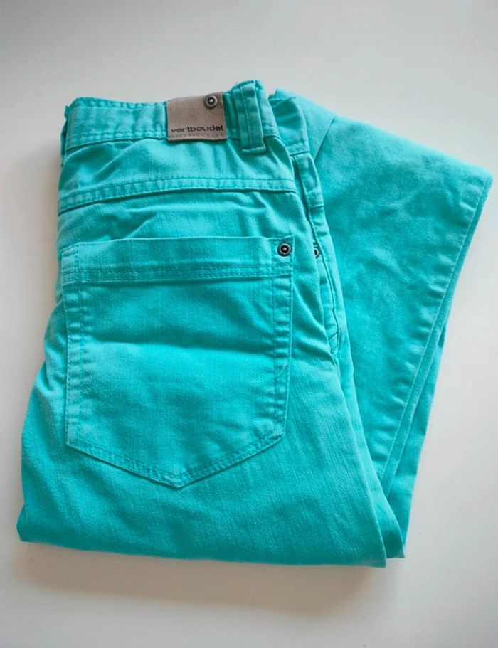 Jean turquoise Verbaudet 12ans - photo numéro 5