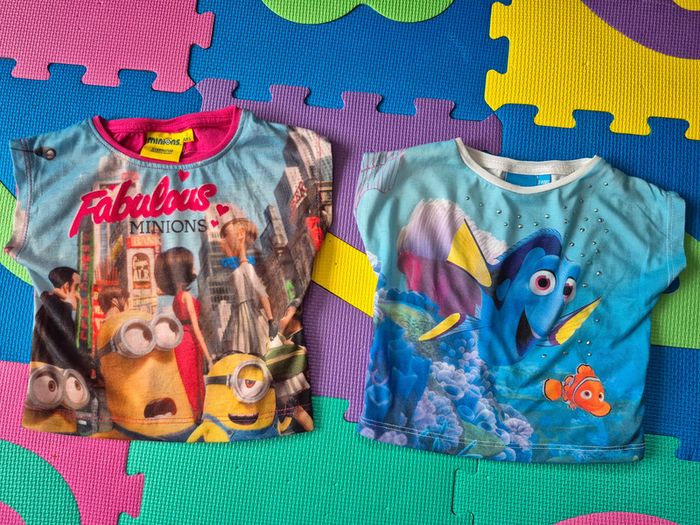 Lot de 2 t-shirts + 1 pantalon 24m