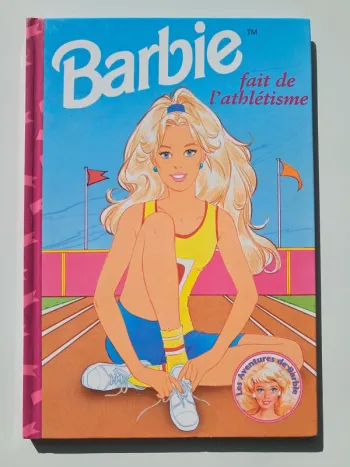 Livre Barbie fait de l'Athlétisme