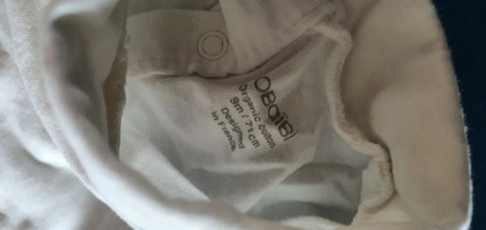 Tee shirt 9 mois blanc okaidi - photo numéro 4