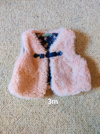 Gilet rose  3m