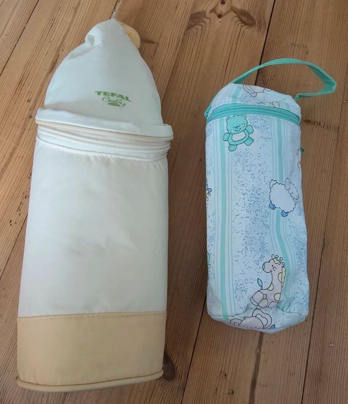 2 pochettes isotherme pour biberons