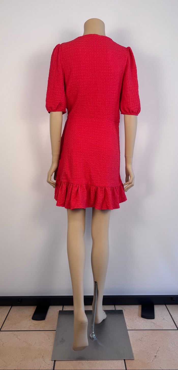 Robe courte rouge Mango - Taille M - photo numéro 4