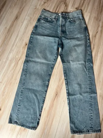 jeans jeans droit mom mango