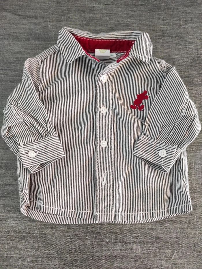 Jolie chemise Mickey Disney 3 mois