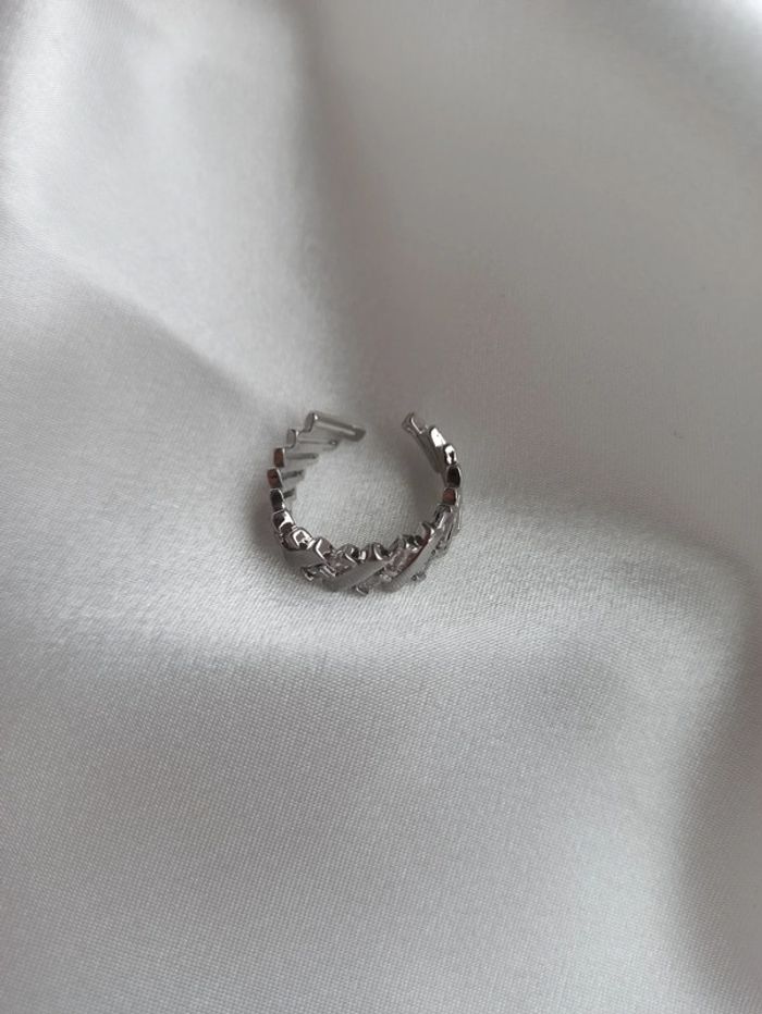 Bague anneau en acier inoxydable ajustable - photo numéro 2