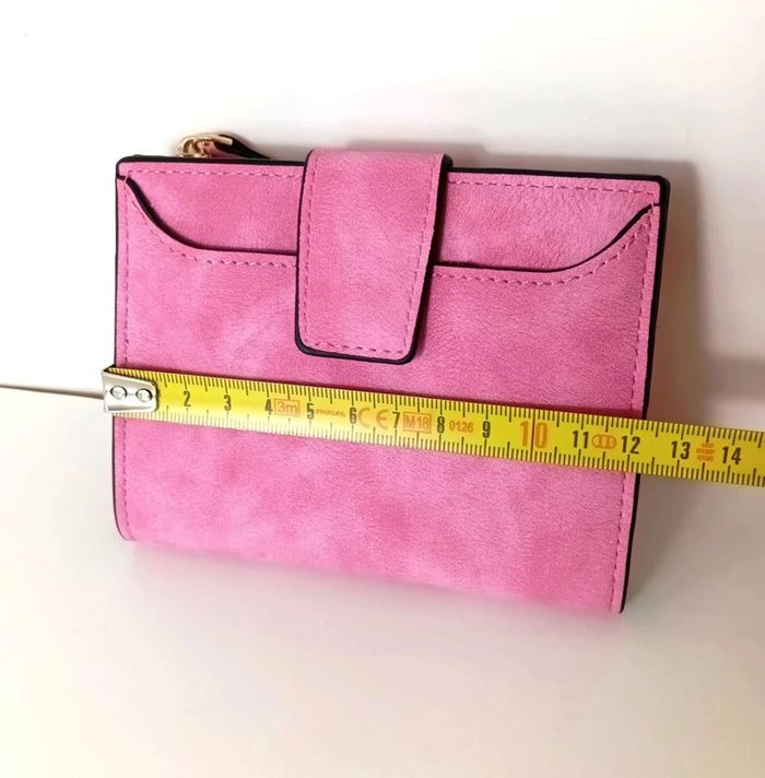 Porte monnaie Rose Pour Femme. Portefeuille Femme - photo numéro 9