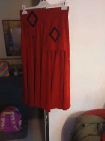 Superbe jupe vintage rouge