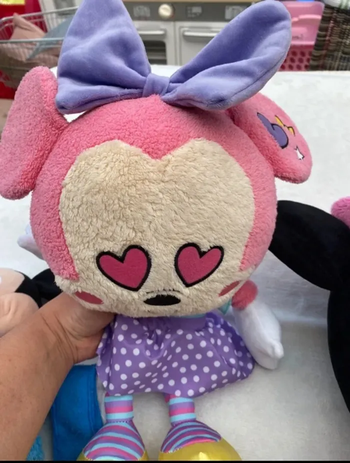 Lot de 3 peluches Minnie mickey Disney - photo numéro 6