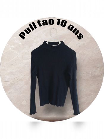 Pull tao fille 10 ans