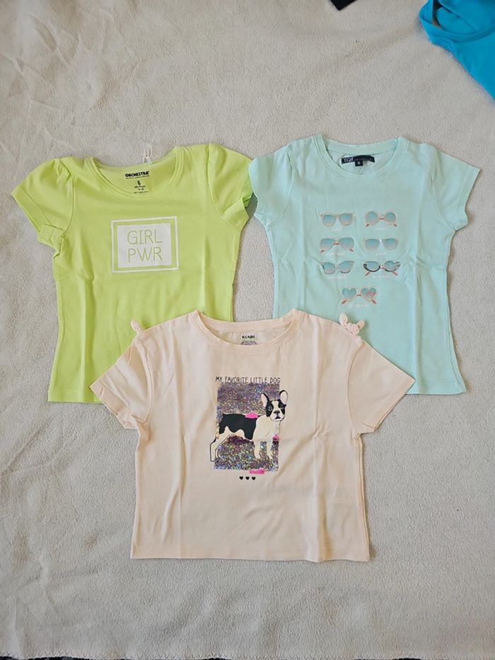 3 tee shirt manches courtes 6 ans - photo numéro 2