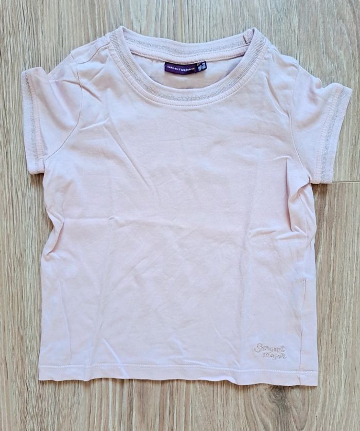 Lot de 3 tee-shirts fille 4 ans Sergent Major - photo numéro 2
