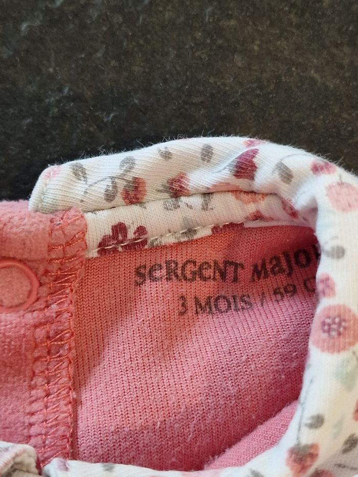 Lot 3 pyjamas Sergent major 3 mois - photo numéro 4