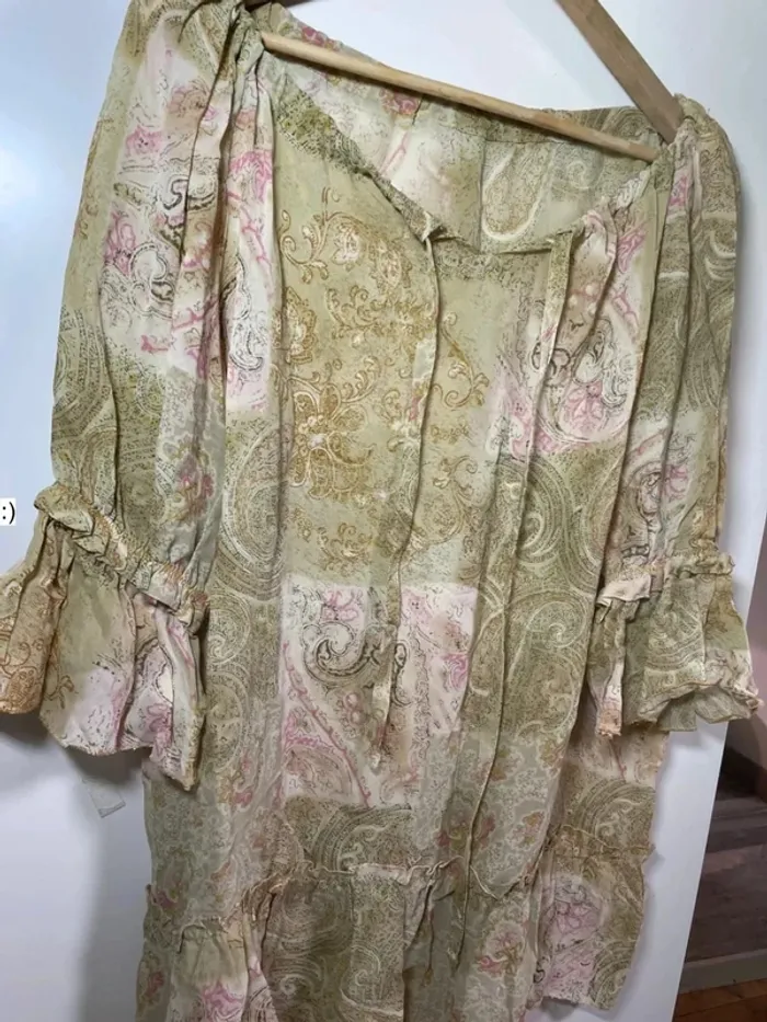 Blouse tunique légère femme taille 50 - photo numéro 3