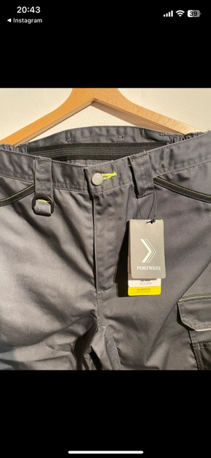 Pantalon de travail + genouillères Portwest - photo numéro 3