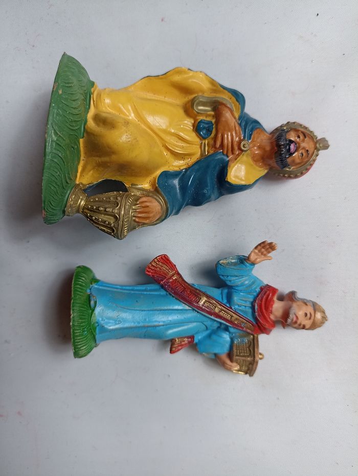 Lot deux santons noell