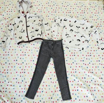 Ensemble catimini/ikks  8/7 ans