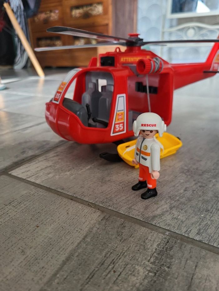 Playmobil hélicoptère - photo numéro 5