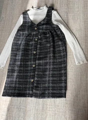 Ensemble robe plus sous pull 6 ans