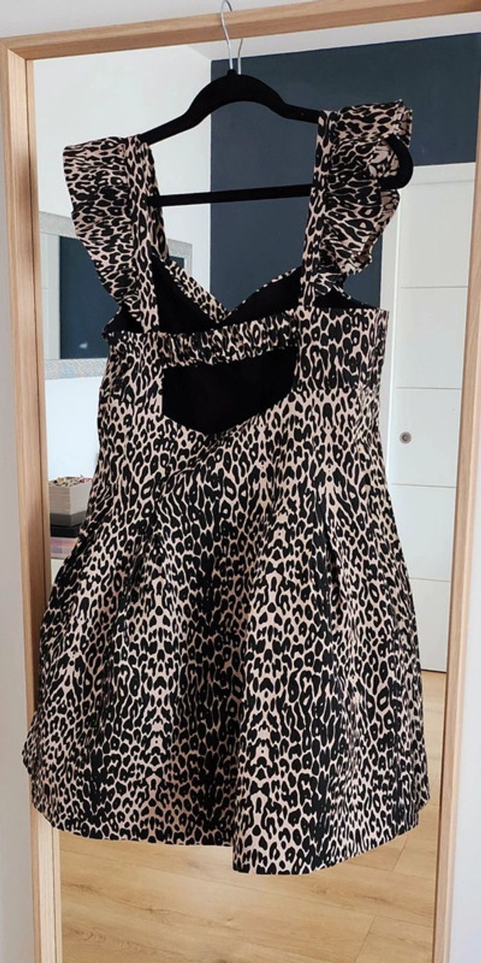 Robe patineuse noire et beige taille 42 Naf Naf - photo numéro 3