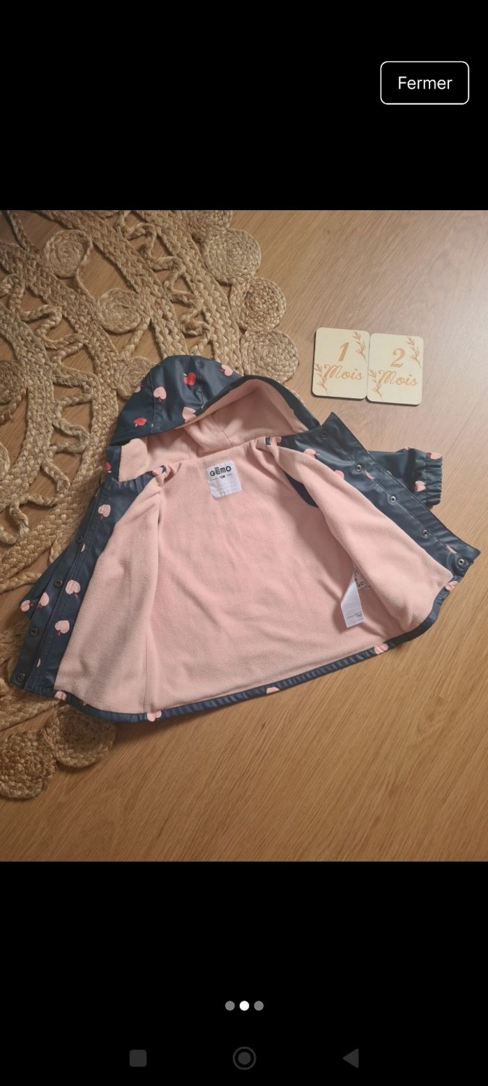 Veste ciret bébé fille - photo numéro 2