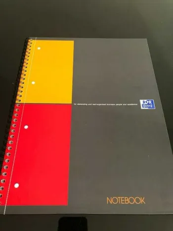 Cahier notebook spirales Oxford
