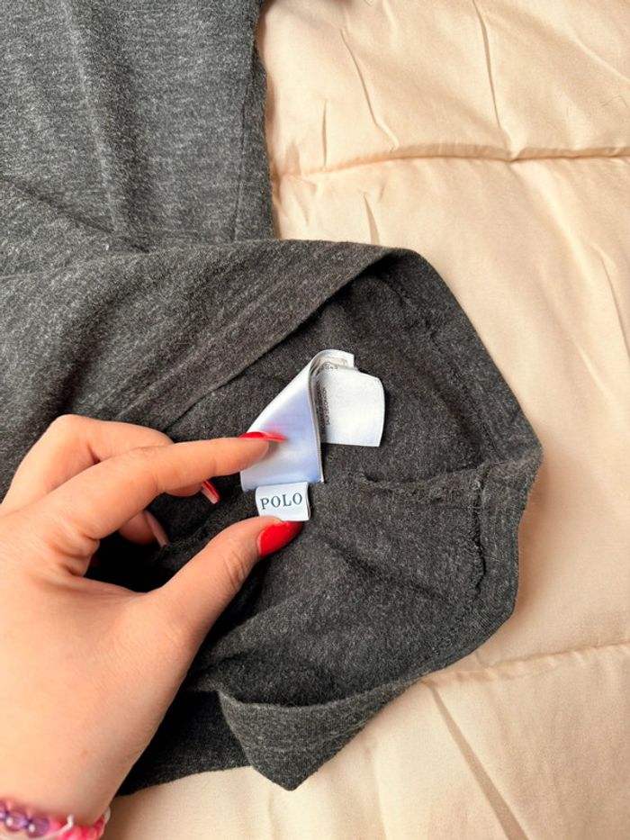 T shirt gris foncer - photo numéro 3