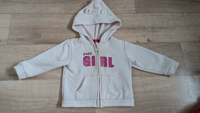 Sweat à capuche Girls 2 ans 86-92cm - photo numéro 2