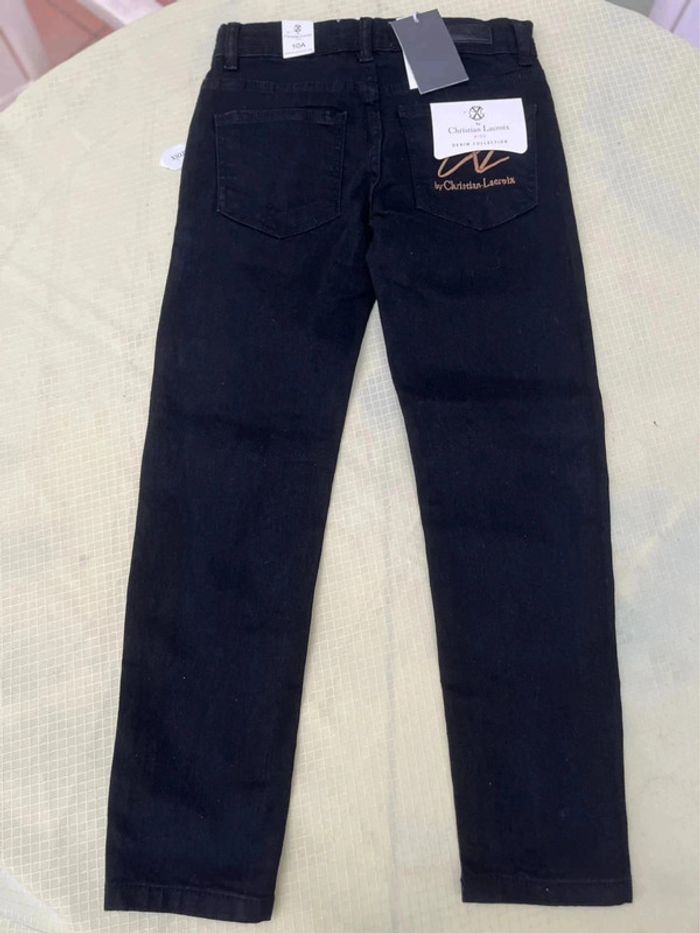 Jeans slim noir taille 10 CXL by Christian Lacroix - photo numéro 2
