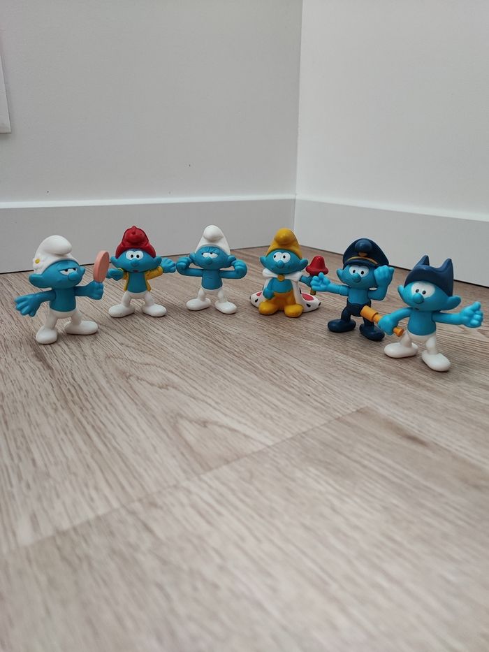Lot de 6 figurines Schtroumpf