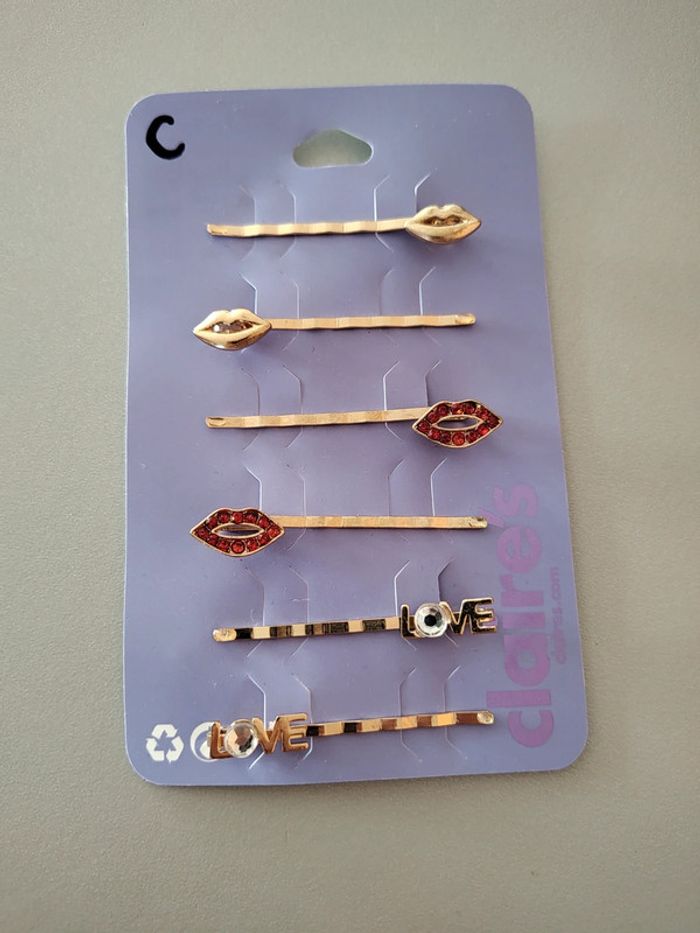 Lot de 6 barrettes Claire's Neuf