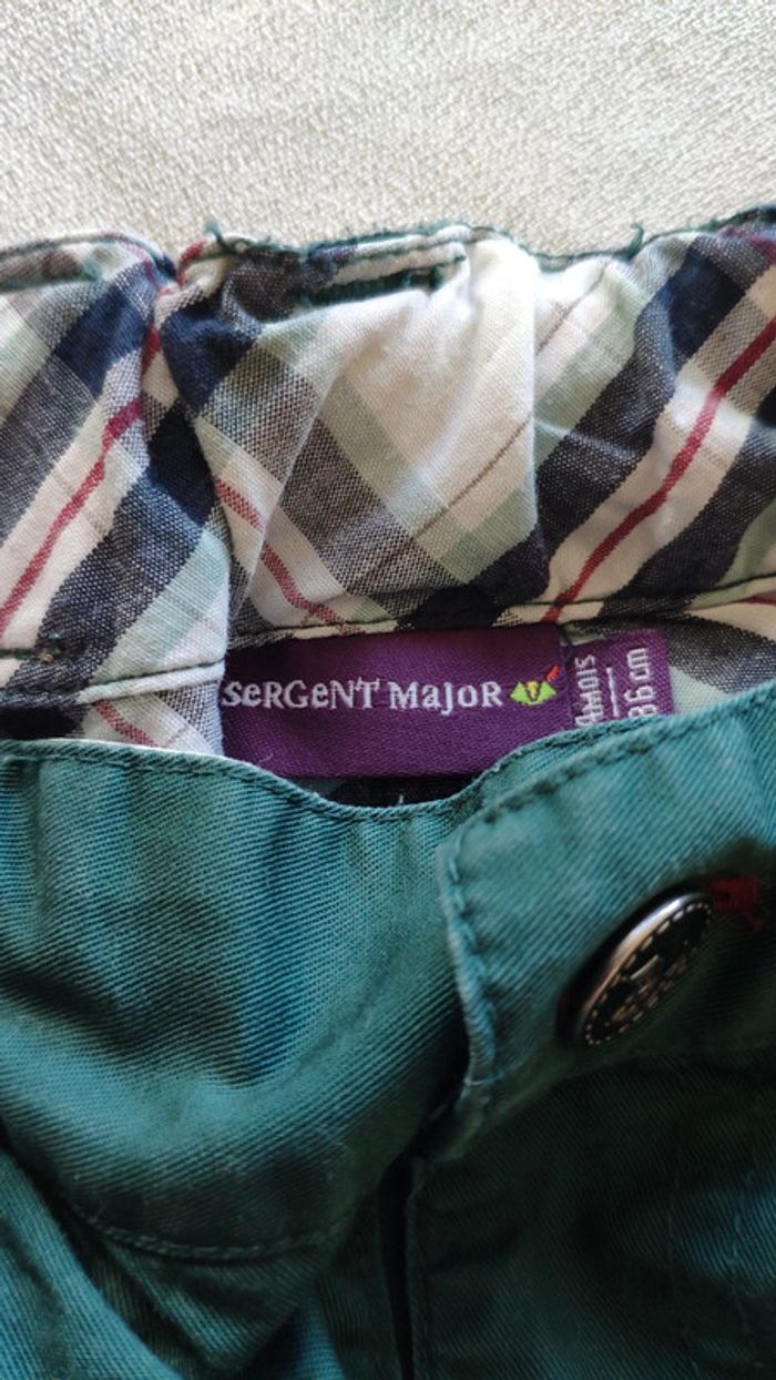 Pantalon vert sergent major 24 mois - photo numéro 2