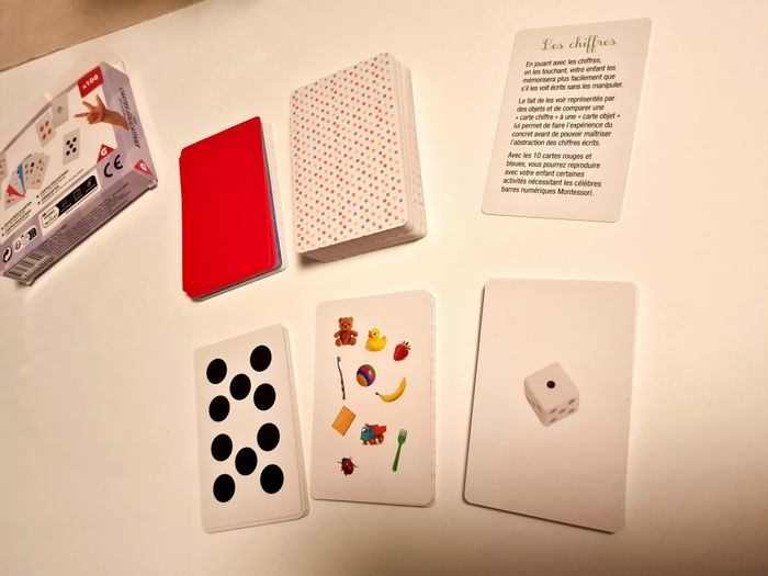 Coffret Montessori – 108 cartes éducatives pour apprendre à compter NEUF - photo numéro 3