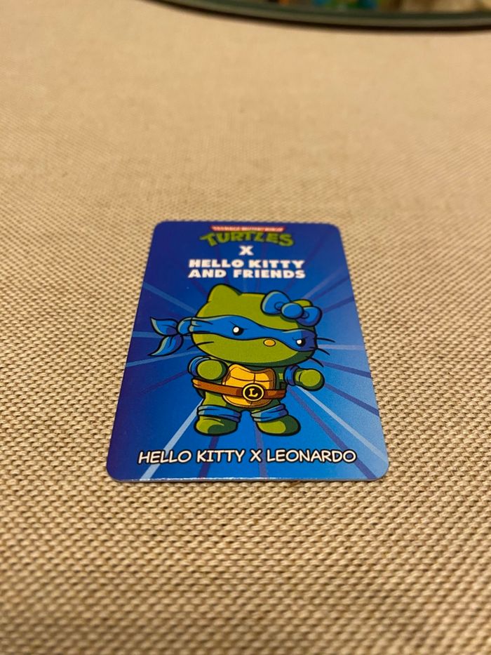 Jouet Hello Kitty et Tortues Ninja Leonardo du Happy Meal McDonald's 2025 - photo numéro 4