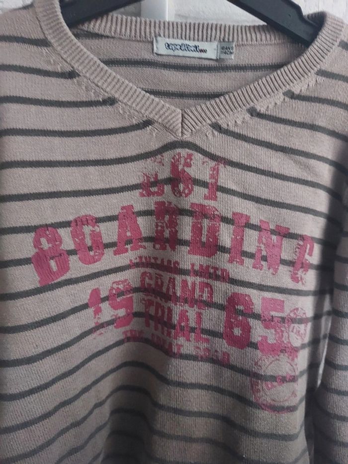 Pull fin Tape À L'Oeil taille 6 ans (114 cm) - photo numéro 2