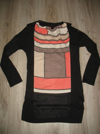ROBE ML NOIRE ET MOTIFS "MISS CAPTAIN" - TAILLE 42 - n°03