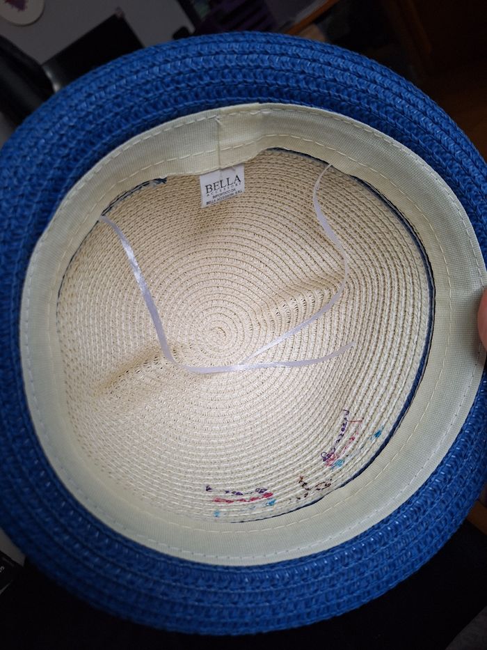 Lot de 2 chapeaux de paille enfant fille - photo numéro 6