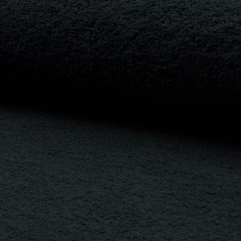 Tissu éponge noire 150x125 cm