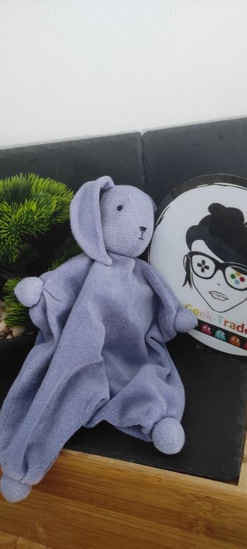 doudou lapin éponge vert peppa plat Marron Bleu Violet Babylonia Dd003066