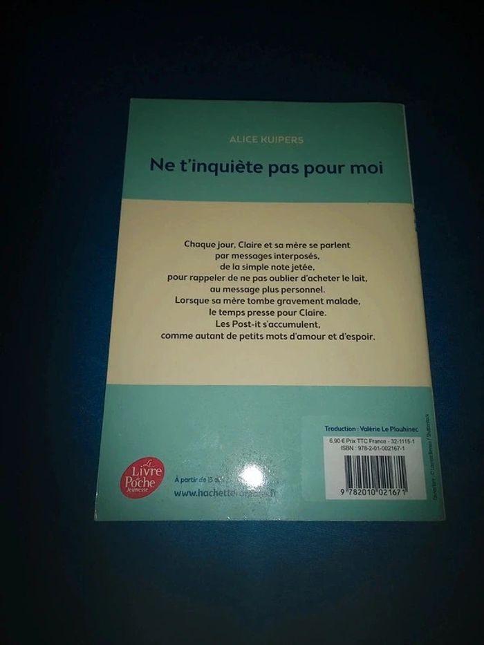 Livre ne t'inquiète pas pour moi - photo numéro 2