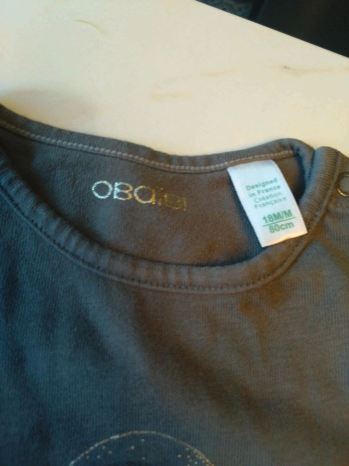 Lot de 4 t-shirts manches longues 18 mois bébé - photo numéro 7